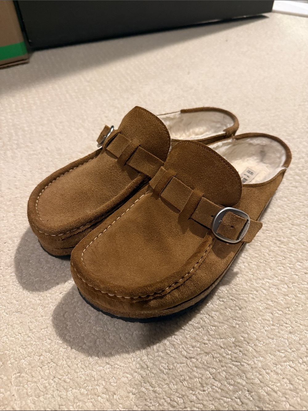 Birkenstock Buckley Shearling Clog - size 40
